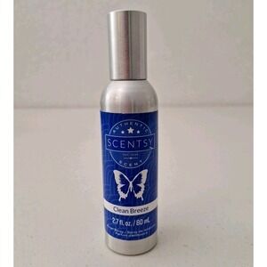 Scentsy Room Spray CLEAN BREEZE Authentic Scent 2.7 oz New